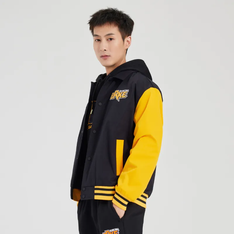 Erke Jacket Men's Jet Black/Cadmium Yellow-3