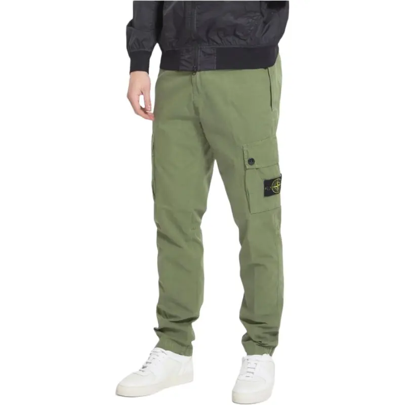 STONE ISLAND Cargo Pants Men's Green-2