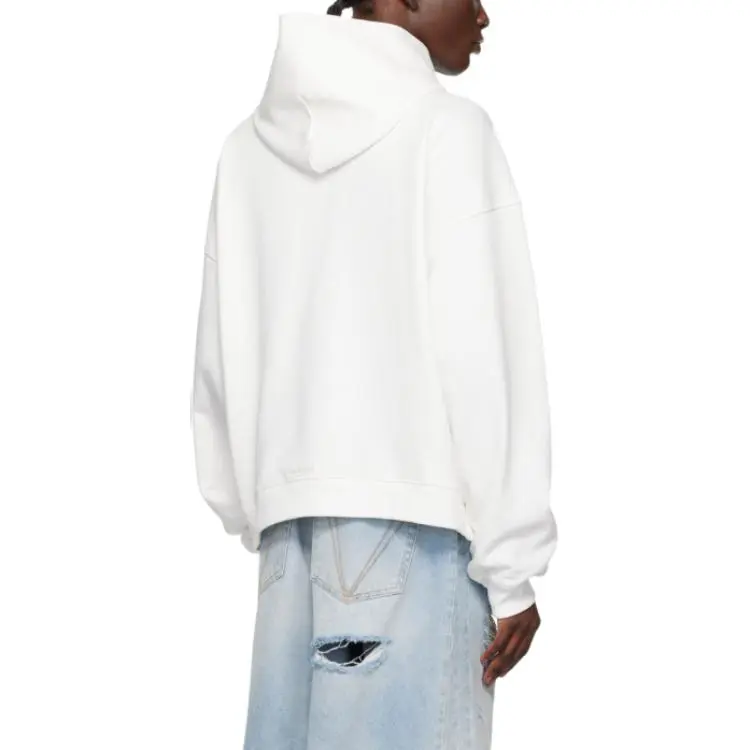 WE11DONE Monster print Cotton Hoodie-4