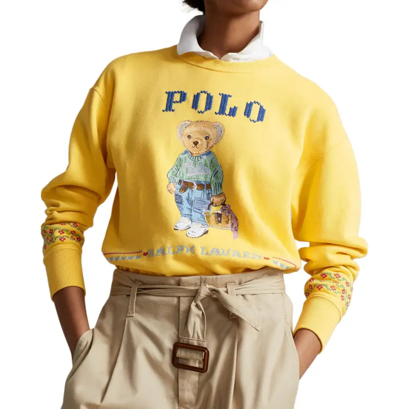 Polo Ralph Lauren Sweatshirt Women's Yellow-4
