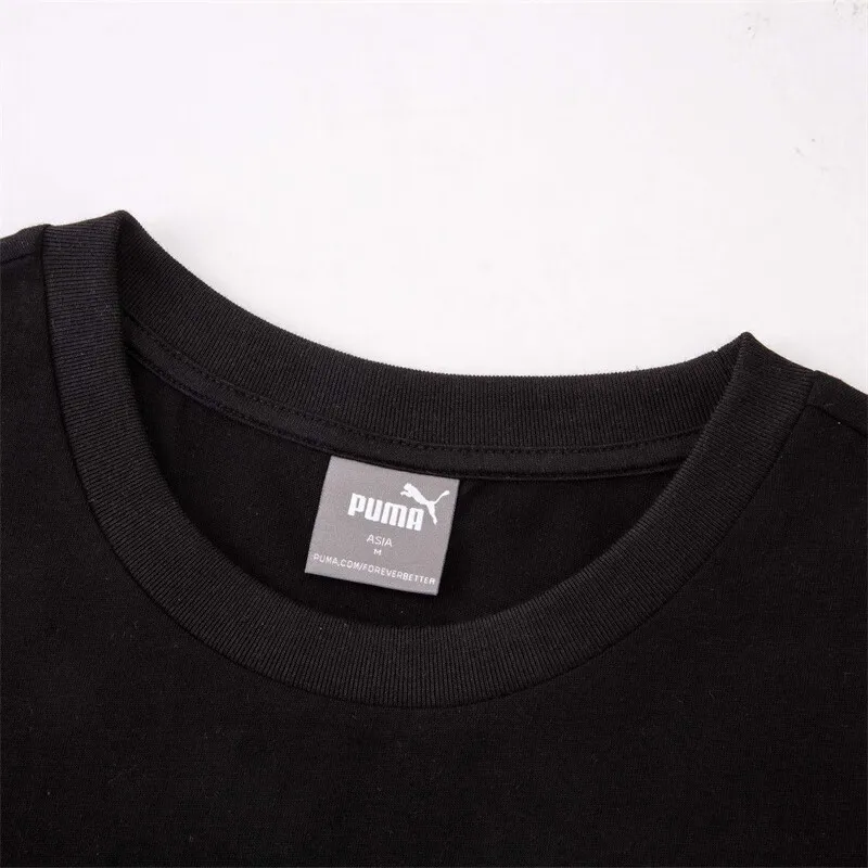PUMA T Shirts Men Black-3