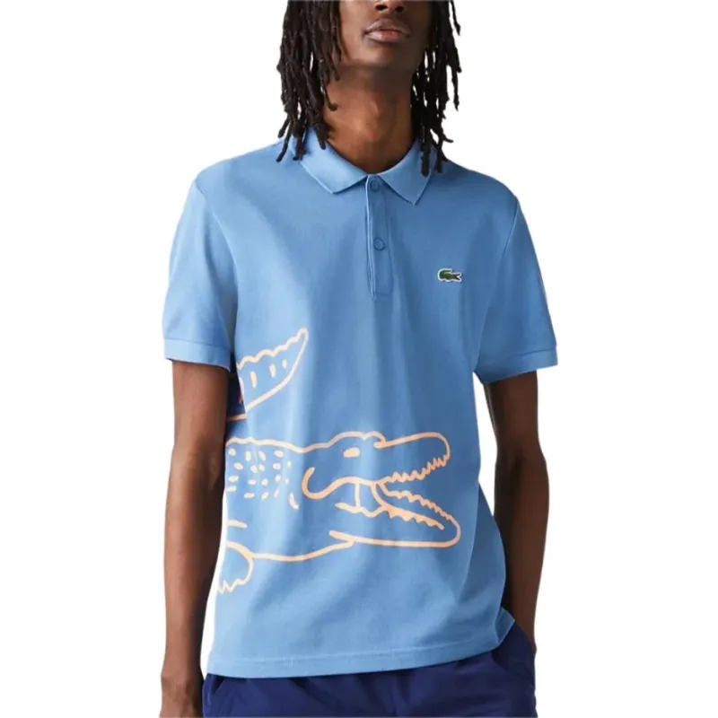 LACOSTE Polo Shirt Unisex Sky Blue-2