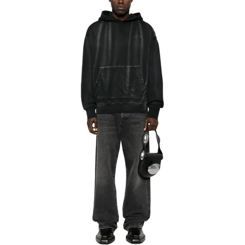 AMIRI Logo Embroidered Long Sleeved Hoodie-1