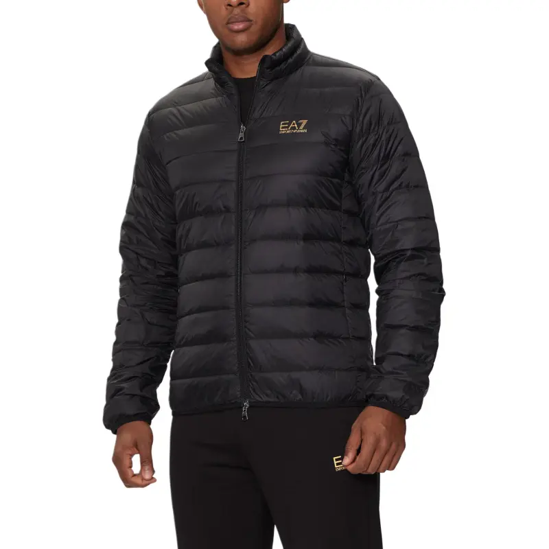 EMPORIO ARMANI EA7 Down Jacket Men's Black-4