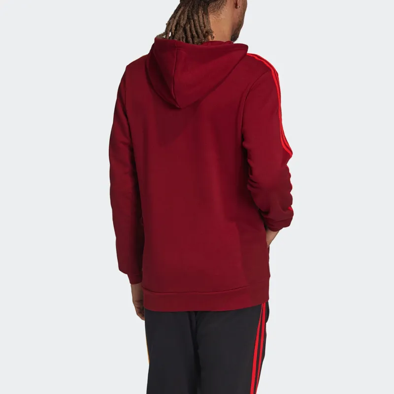Adidas Spain Jackets Coats Men's Preppy Style Burgundy-1