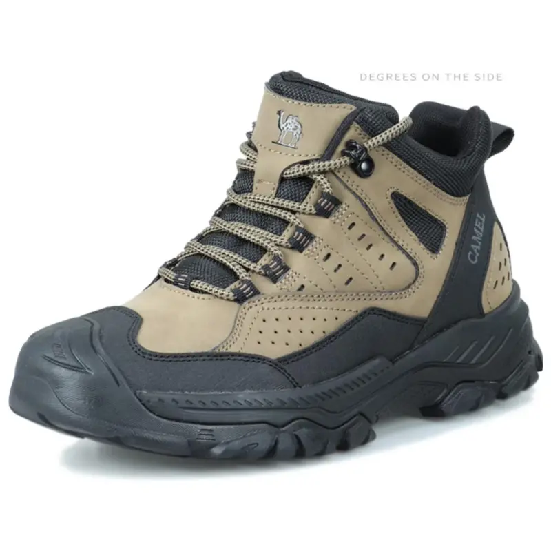 CAMEL Durable Warm Mid Top Trekking Shoes Men's-1