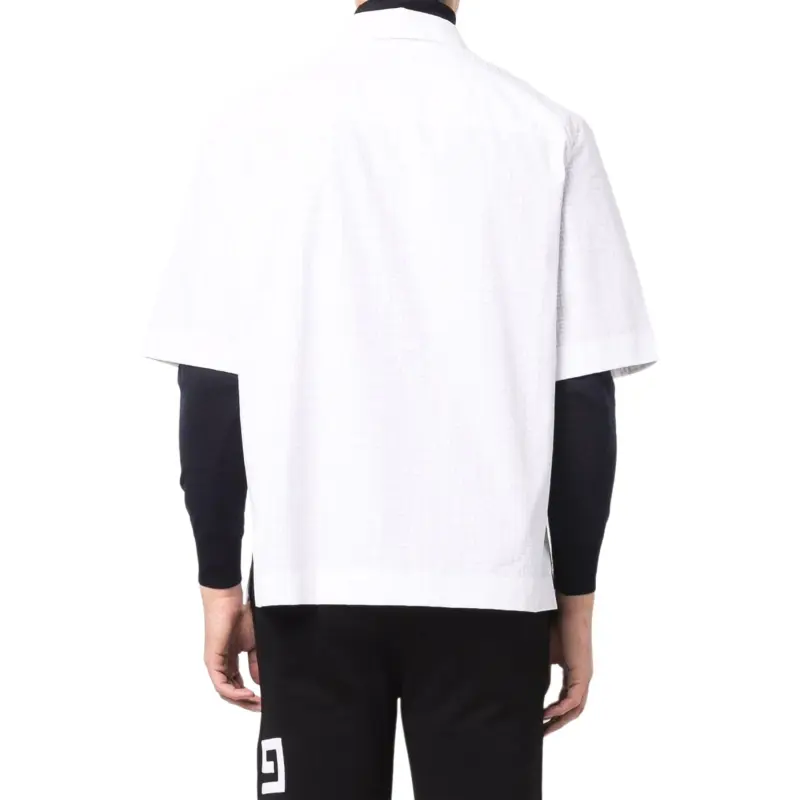Givenchy Zip-up Cotton Shirt-2