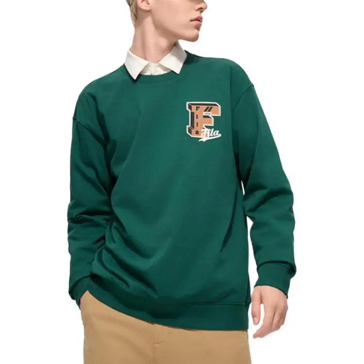 FILA FUSION Sweatshirts Men Teal Water Green-2