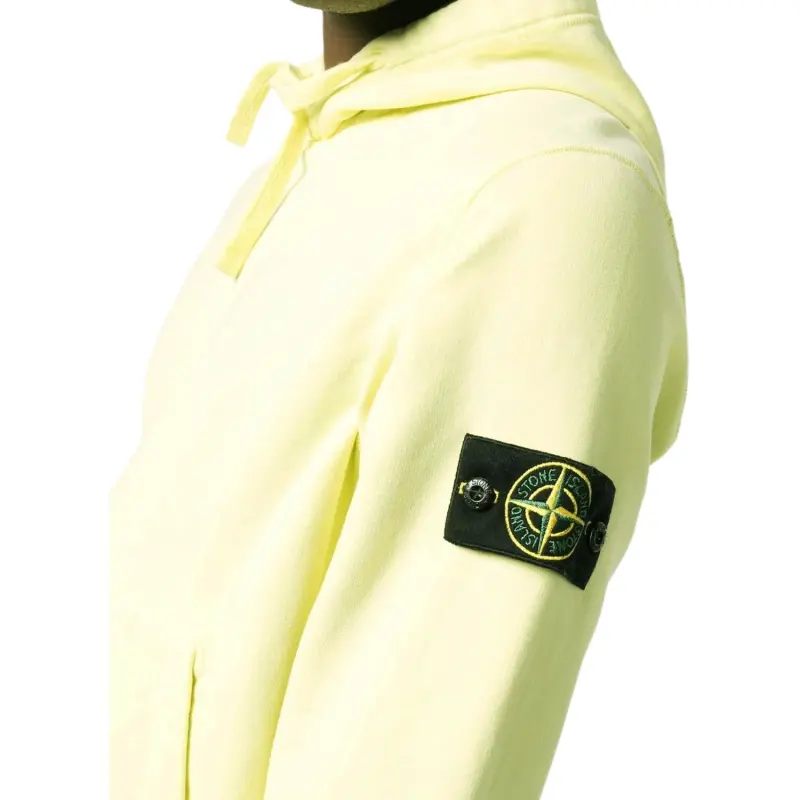 STONE ISLAND Sweatshirt Men's Lemon Yellow-4