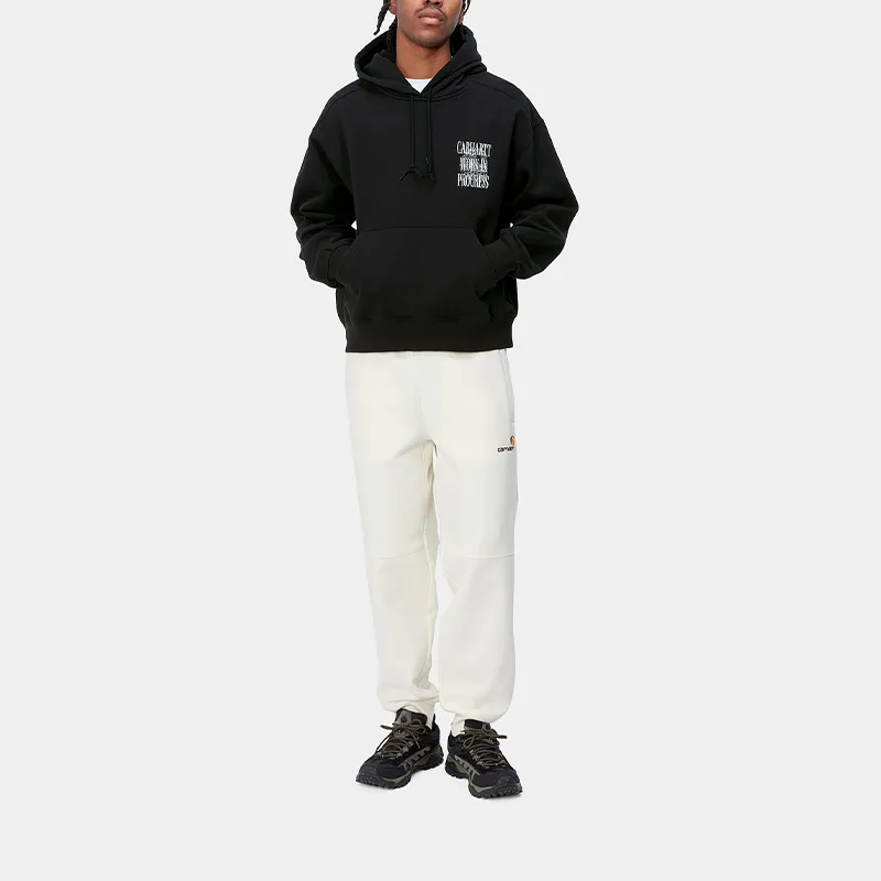 Carhartt WIP SS24 Hooded Always A WIP Sweatshirt Sweatshirt Men's Black-4