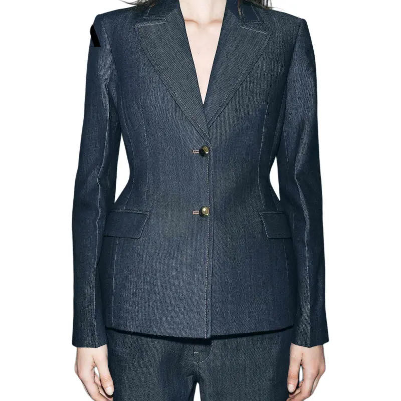 ZARA ZW Series Business Suit Women's Dark Blue-2