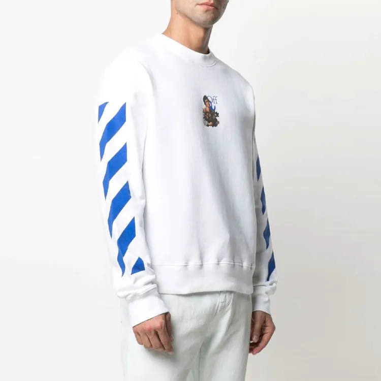 OFF WHITE Caravag Boy Marker Slim Crewneck-1