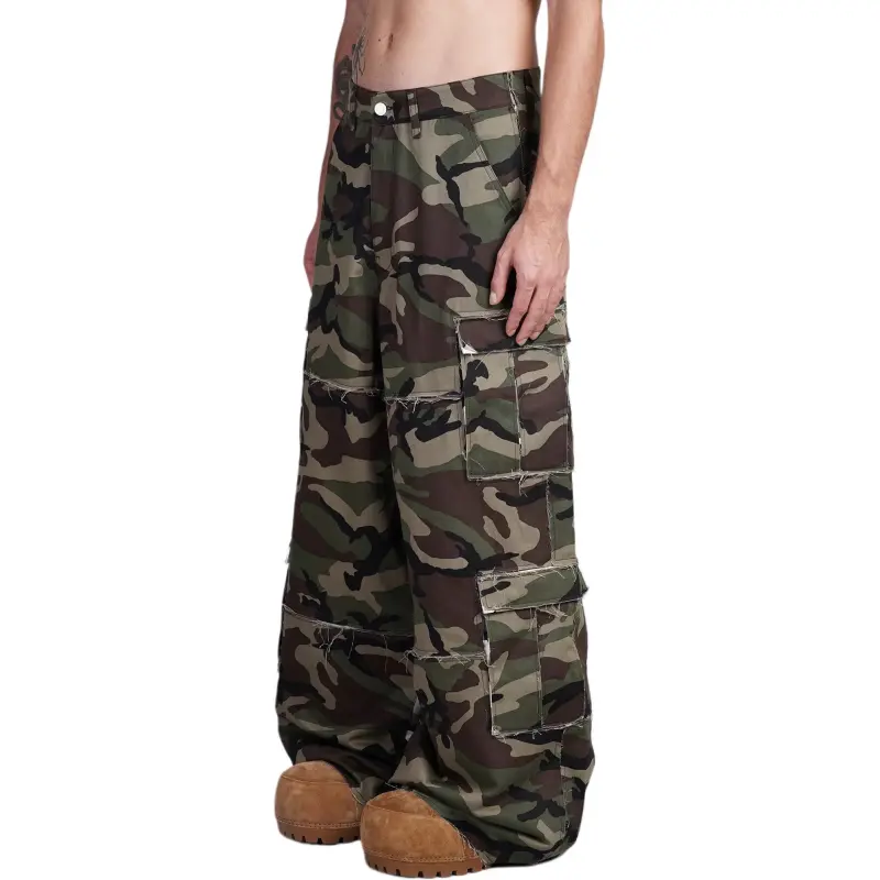Vetements Patched Camo Cargo Pants-3