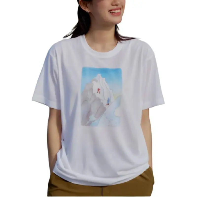 MONTBELL T Shirts Unisex WT White-4
