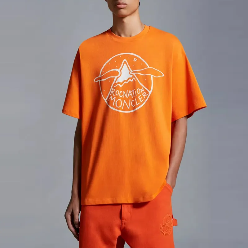 Moncler X Roc Nation By Jay Z Logo Motif T Shirt-2