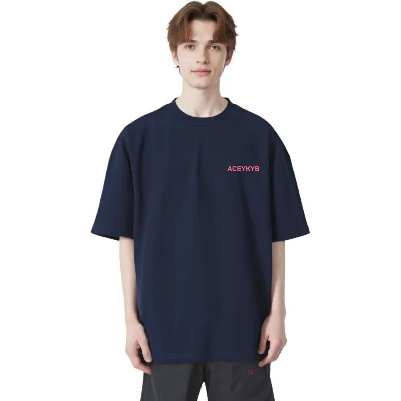YK&YB T Shirts Unisex Dark Blue-5