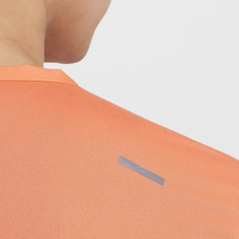 Nike T Shirts Men Orange-2