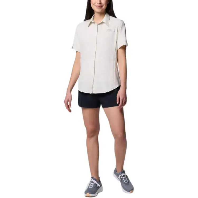 Columbia PFG Tamiami Shirt Women's Stone Color-3