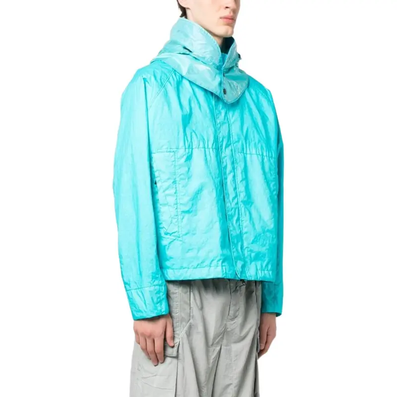 STONE ISLAND Logo Patch Zipped Jacket-3
