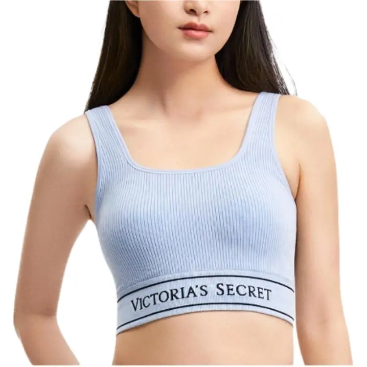 Victoria's Secret Tank Top Women's Denim Blue-1