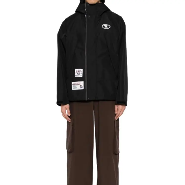 Aape Logo Hooded Windbreaker Jacket-2