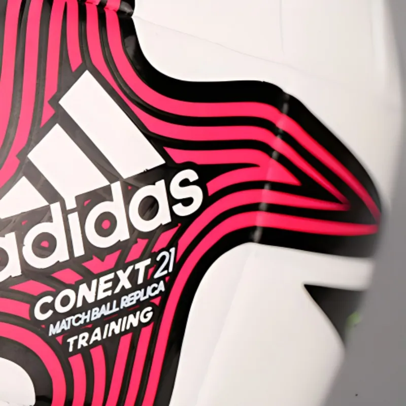 Adidas 4 Size 5 Soccer PU Machine Stitched Soccer Ball Unisex White Pink-2