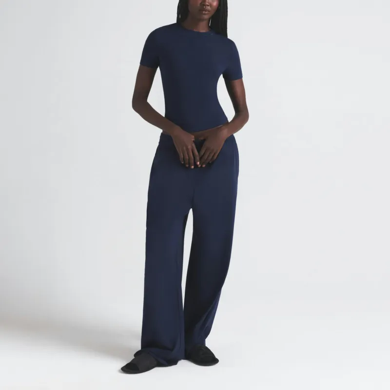 Skims T Shirts Women's NAVY/Marine Blue-1