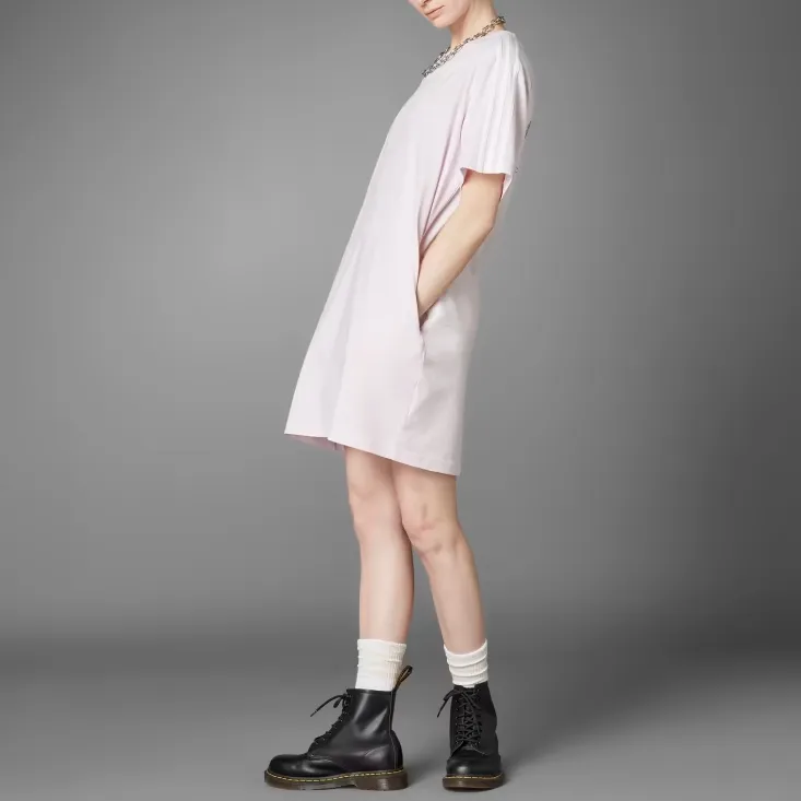 Adidas Short Sleeved Dresses Women's Pink-5