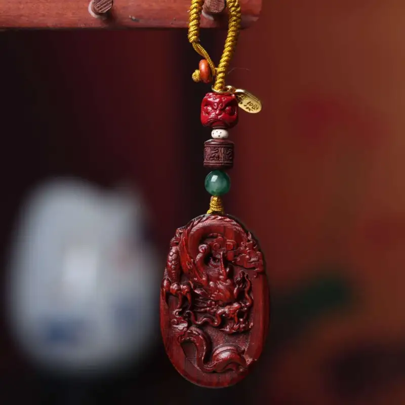 Lordship Pterocarpus Keychains Unisex-3