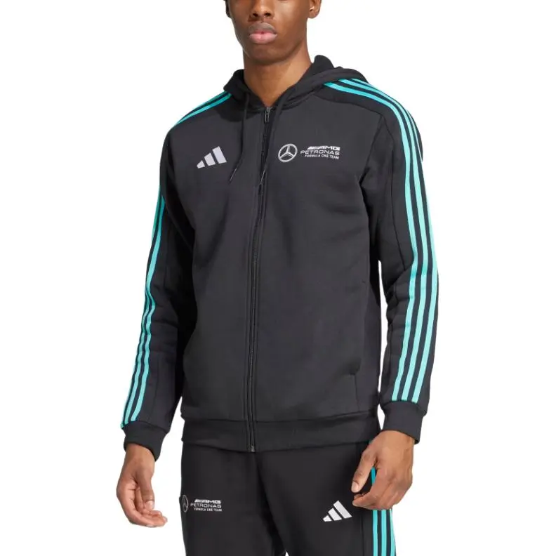 Adidas Mercedes Amg Petronas Formula Team Dna Full Zip Hoodie-2