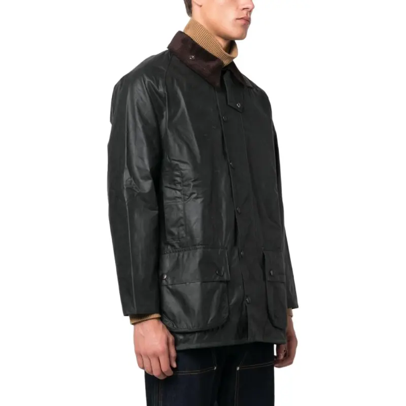 BARBOUR Beaufort Long Sleeved Wax Jacket-2