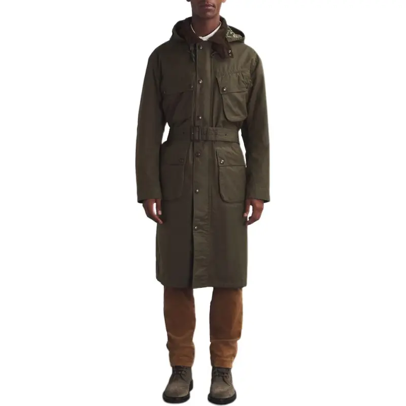 Polo Ralph Lauren Stud Embellished Oilcloth Coat-2