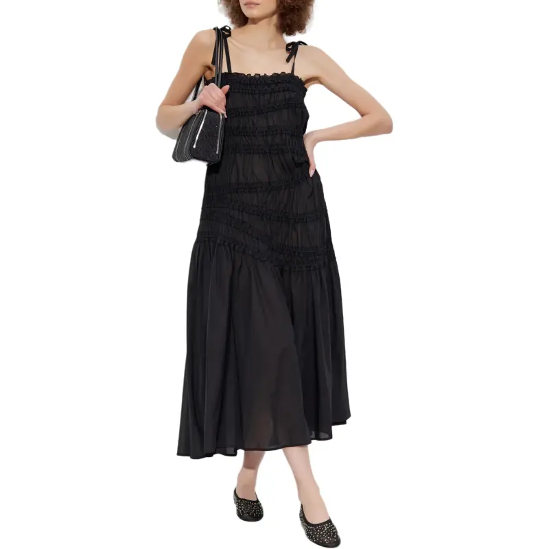 TORY BURCH Strappy Pleated Dress-3