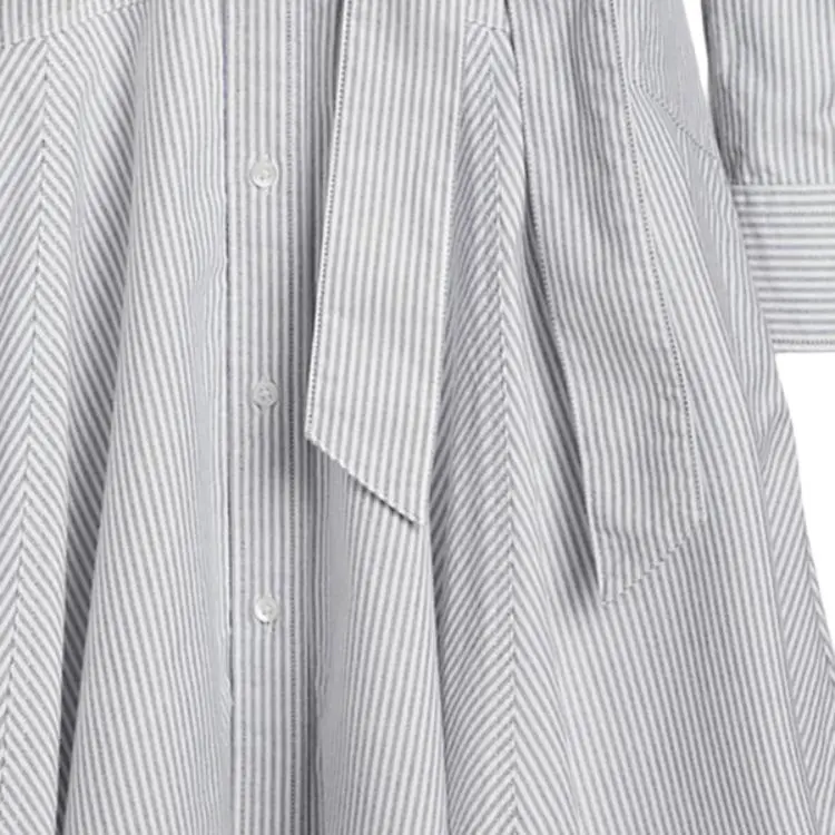 Polo Ralph Lauren SS25 Long Sleeved Dress Women's Gray-4