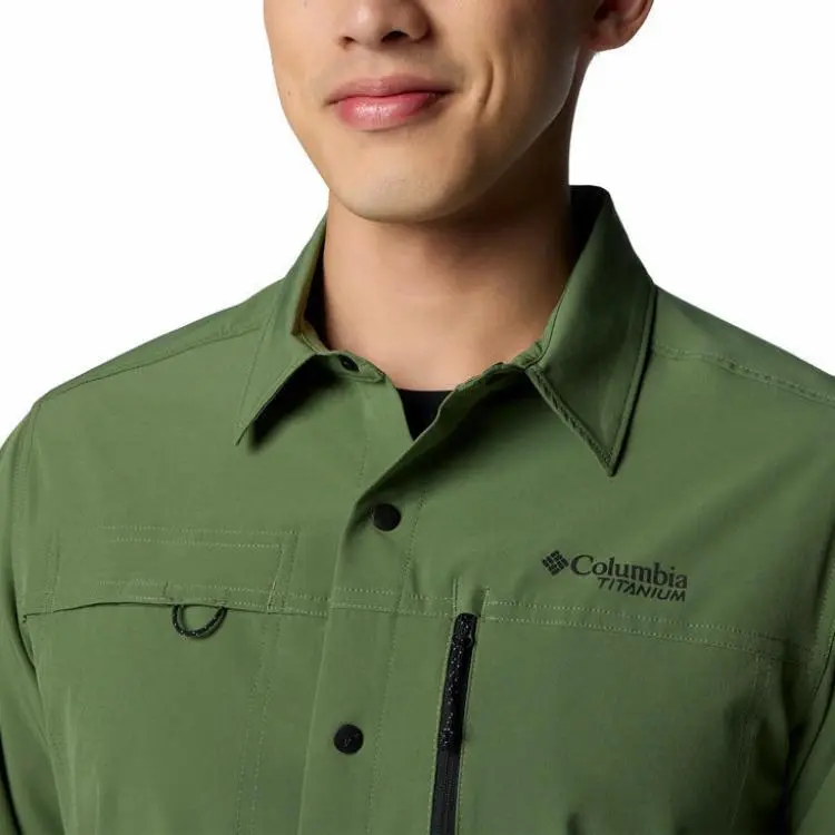 Columbia Summit Valley Shirt Men's Dark Green-4