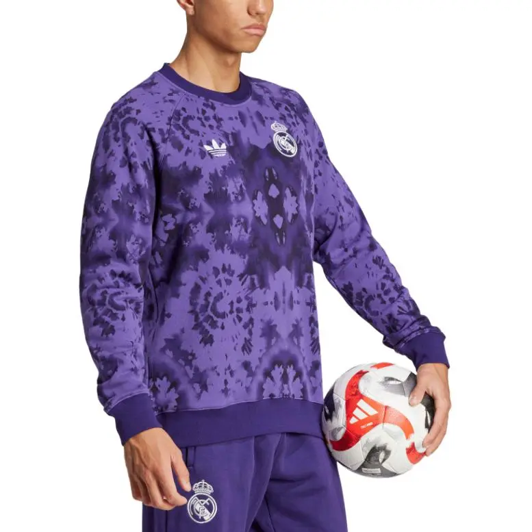 Adidas Originals Free Shipping With AdiClub Real Madrid Cny Crew Sweatshirt-2