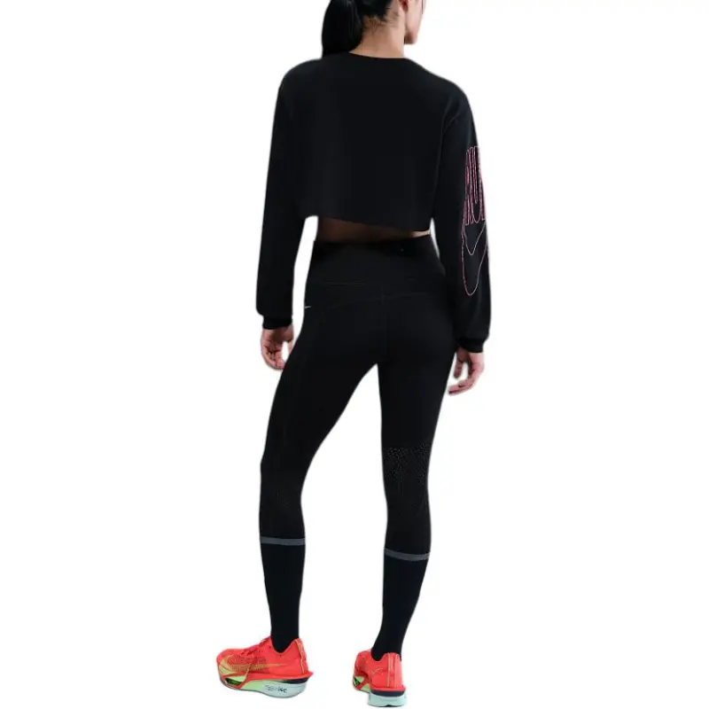 Nike After Dark Tour Women's Oversized Long Sleeve Cropped T Shirt-2