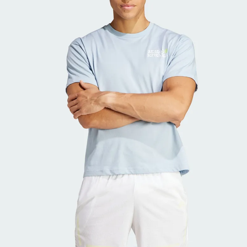 Adidas BREAK THE NORM T Shirts Unisex Light Blue-4