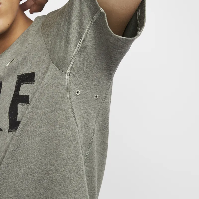 Nike Swoosh T Shirt Men's Dark Mud Gray-5