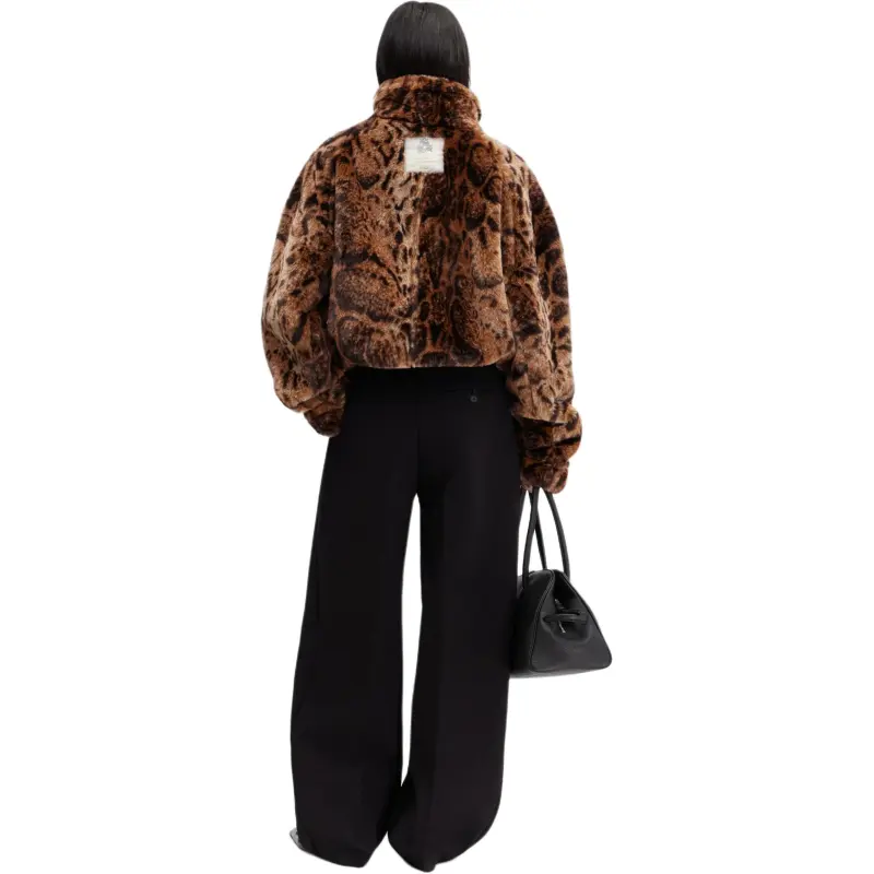 Jacquemus Leopard Print Faux Fur Jacket-2