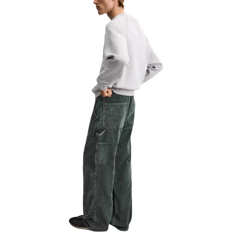 ZARA Casual Pants Men's Dark Green-2