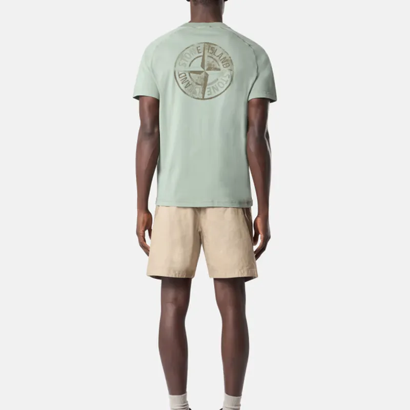 STONE ISLAND SS25 T Shirts Men Sage Green-2