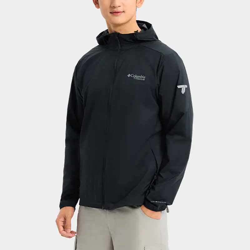 Columbia TITANIUM Breathable UV Protection Sun Protection Clothing Men's Black-2