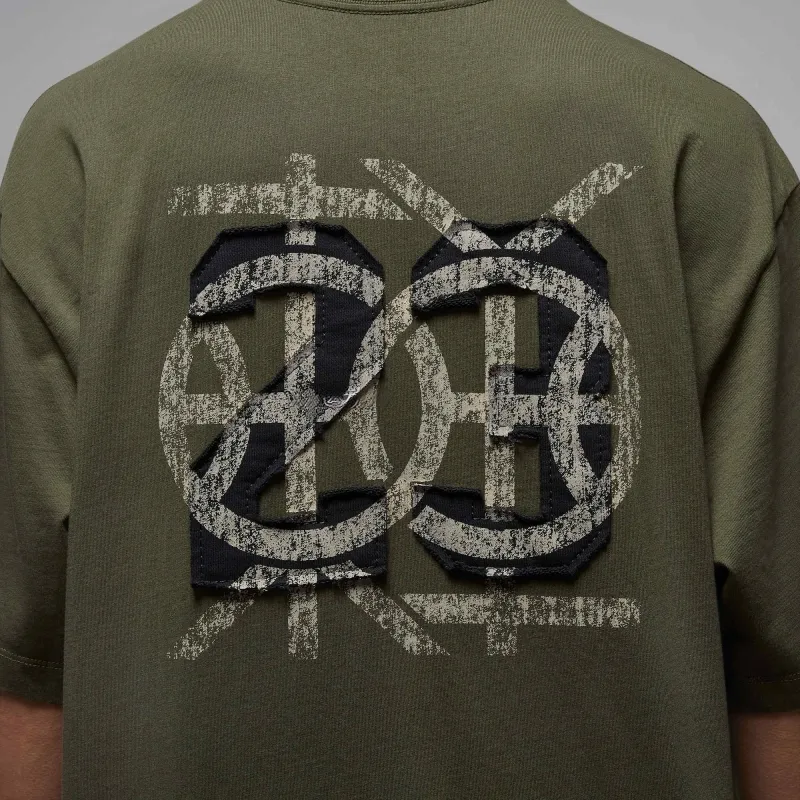 Jordan T Shirt Men's Olive Green-3