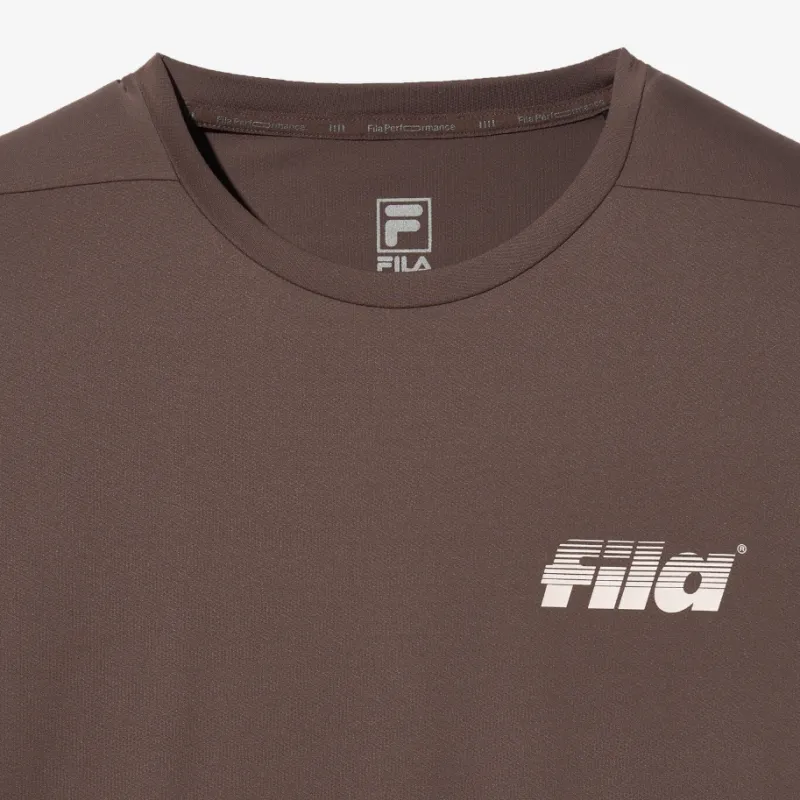 FILA T Shirts Unisex Brown-4