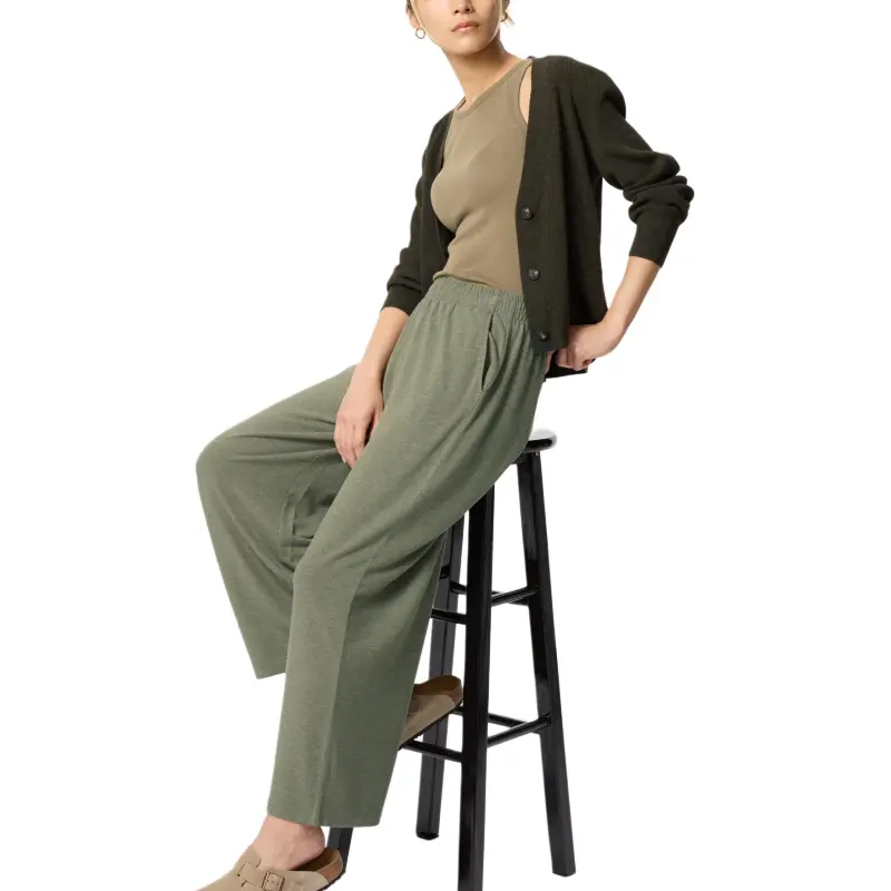 UNIQLO Casual Pants Women's Grass Green-2