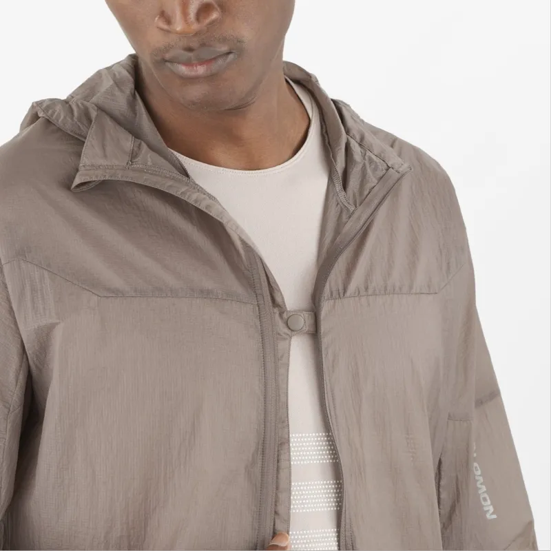 SALOMON SENSE AERO WIND Jackets Coats Men's Iron Gray-1
