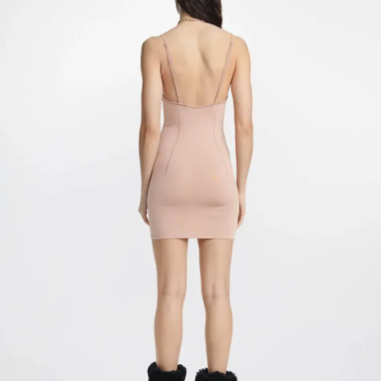 DION LEE Slip Spaghetti-strap Mini Dress-1