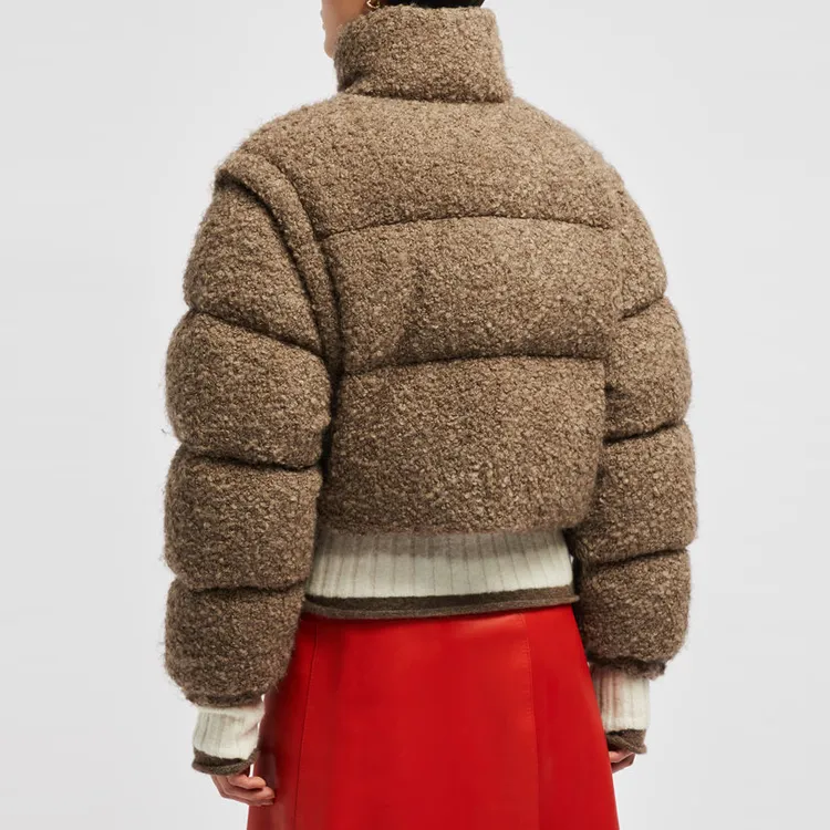 Moncler Cytinelle 2-In-1 Tweed Down Jacket-2