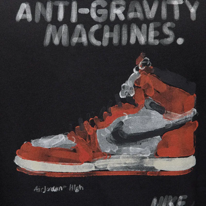Jordan T Shirts Men Black-5